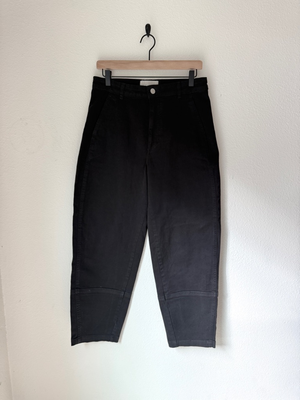 Everlane The Utility Barrel-Leg Pant - Black - 8 - BNWOT - Picture 3 of 8